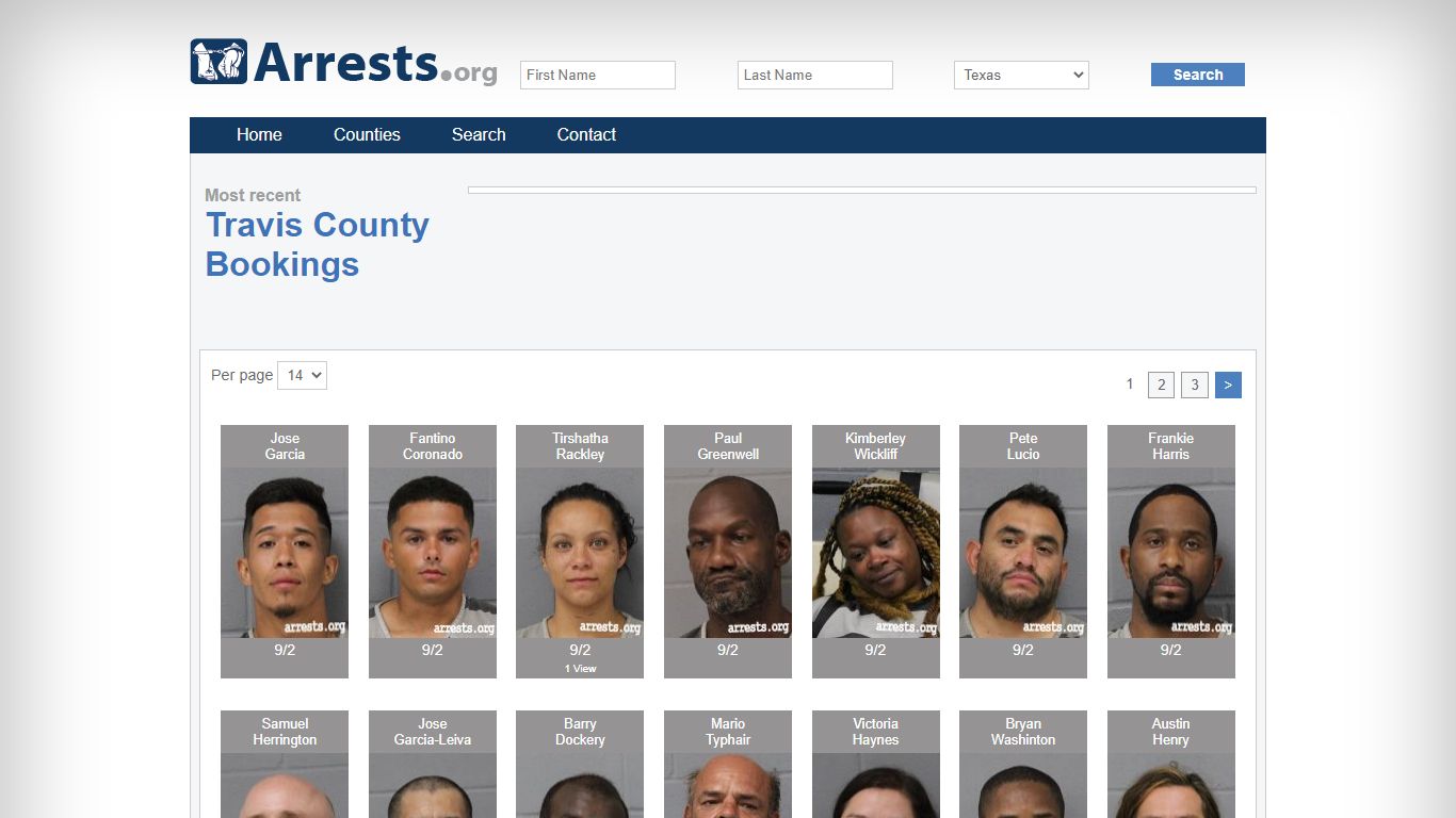 Travis County Arrests and Inmate Search